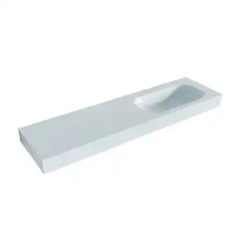 Sawiday Mondiaz BIG SMALL Clay vrijhangende wastafel 170cm rechts rand 12cm aanbieding