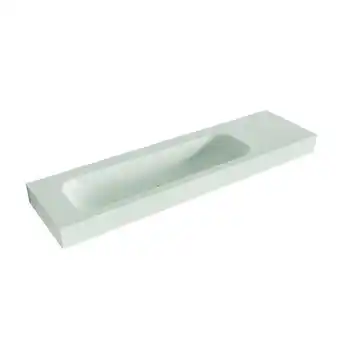 Sawiday Mondiaz BIG LARGE Greey vrijhangende wastafel 170cm links rand 12cm aanbieding