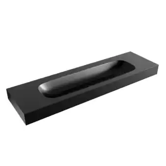 Sawiday Mondiaz STOR LARGE Urban vrijhangende wastafel 160cm midden rand 12cm aanbieding
