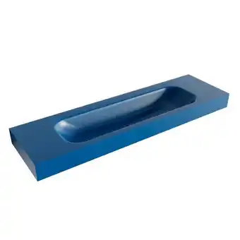 Sawiday Mondiaz BIG LARGE Jeans vrijhangende wastafel 160cm midden rand 12cm aanbieding