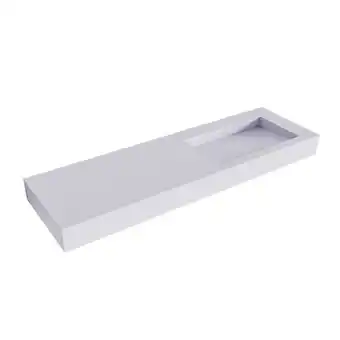 Sawiday Mondiaz AVON Cale vrijhangende wastafel 150cm rechts rand 12cm aanbieding