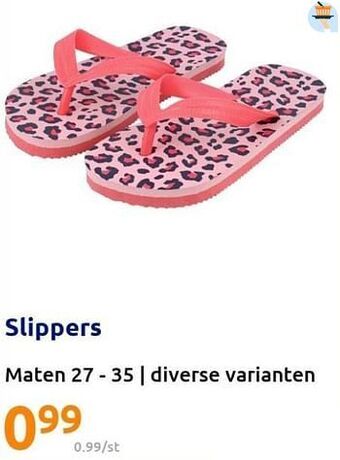 Action Slippers aanbieding