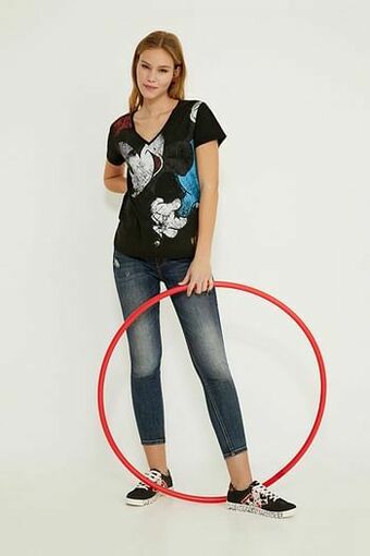 Minnie Mouse T-shirt van 100% katoen - BLACK - S