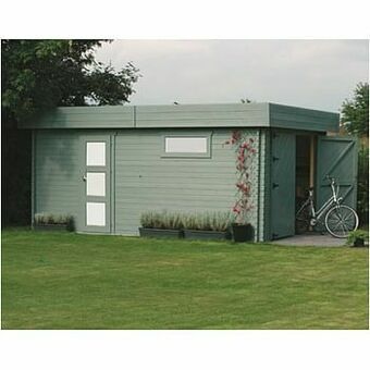 Brico Solid garage ’S8993’ hout 17,07 m² aanbieding