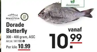 Sligro Dorade Butterfly aanbieding