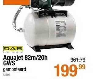 Cevo DAB Aquajet 82m-20h GWS aanbieding
