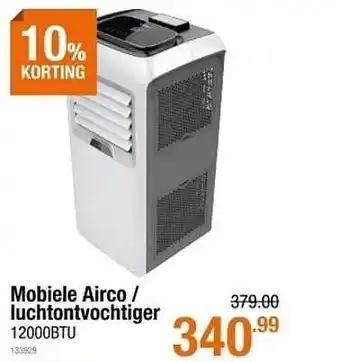 Cevo Mobiele Airco - Luchtontvochtiger 10% Korting aanbieding