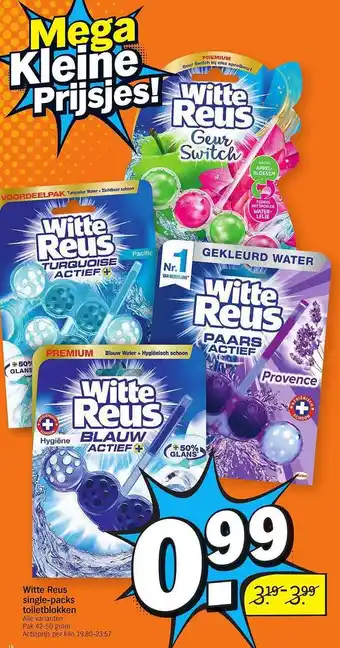 Albert Heijn Witte Reus Single-packs Toileblokken aanbieding