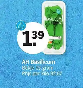Albert Heijn Ah Basilicum aanbieding