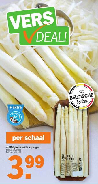 Albert Heijn Ah Belgische Witte Asperges aanbieding