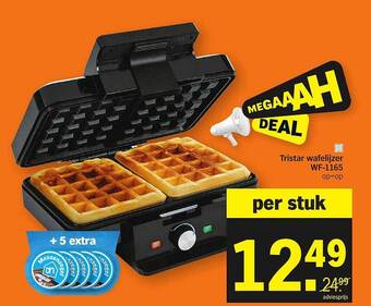 Albert Heijn Tristar Wafelijzer Wf-1165 aanbieding