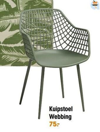 Kwantum Kuipstoel webbing aanbieding