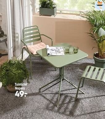 Kwantum Tuintafel napels aanbieding