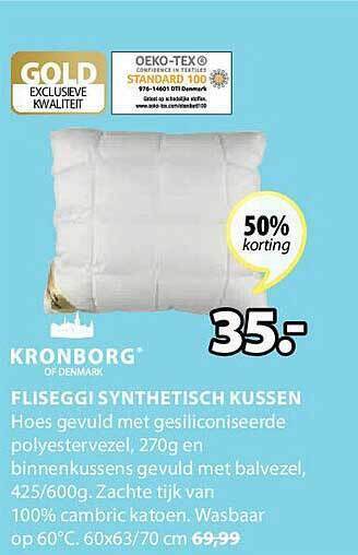 Jysk Fliseggi Synthetisch Kussen aanbieding