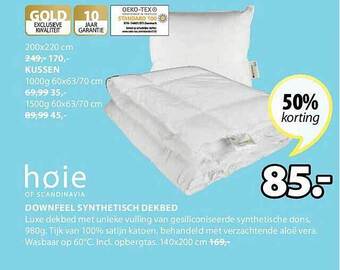 Downfeel Synthetisch Dekbed