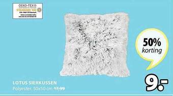 Jysk Lotus Sierkussen aanbieding