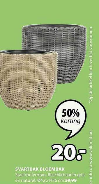 Jysk Svartbak Bloembak aanbieding