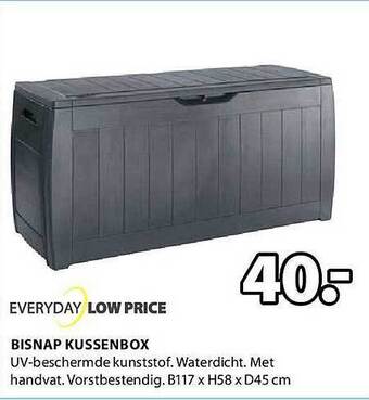 Jysk Bisnap Kussenbox aanbieding