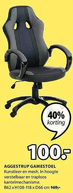 Jysk Aggestrup Gamestoel aanbieding