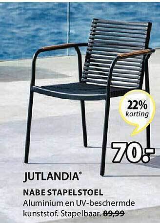 Jysk Nabe Stapelstoel aanbieding