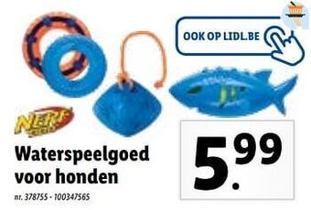 Lidl Waterspeelgoed voor honden aanbieding