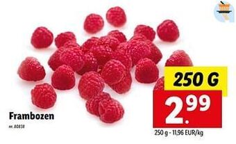 Lidl Frambozen aanbieding