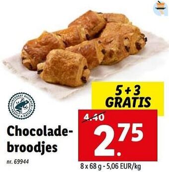 Lidl Chocoladebroodjes aanbieding