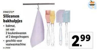 Lidl Siliconen bakhulpjes aanbieding