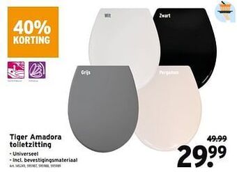 GAMMA Tiger amadora toiletzitting aanbieding