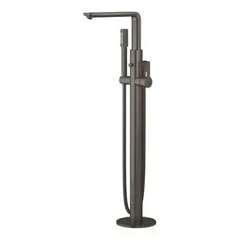 Grohe Lineare afbouwdeel v. vrijstaande badkraan vloermontage m. omstel m. sena handdouche en doucheslang 125cm brushed hard 