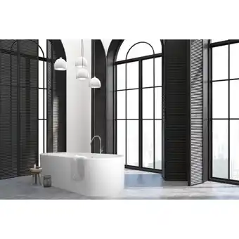 Sawiday Crosstone Zorra vrijstaand bad 180x82x54cm solid surface mat wit aanbieding
