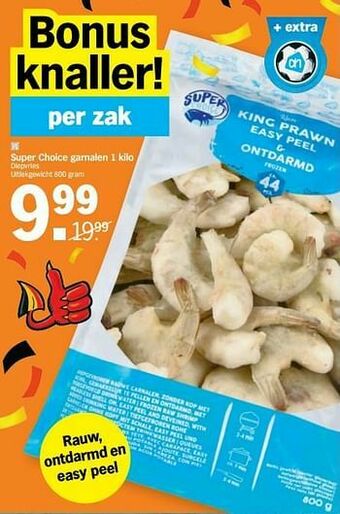 Albert Heijn Super choice garnalen aanbieding