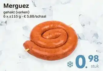 Bon Ap Merguez aanbieding