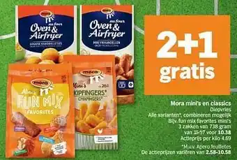 Albert Heijn Mora fun mix favorites mini`s aanbieding