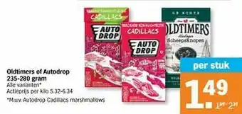 Albert Heijn Oldtimers of autodrop alle varianten aanbieding