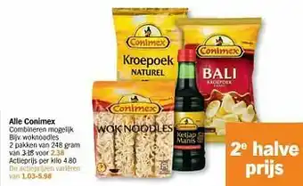 Albert Heijn Conimex woknoodles aanbieding