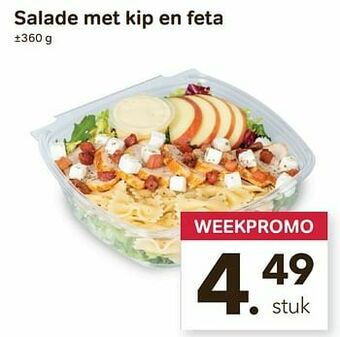 Bon Ap Salade met kip en feta aanbieding