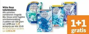 Albert Heijn Witte reus blauw actief hygiëne voordeelverpakking aanbieding