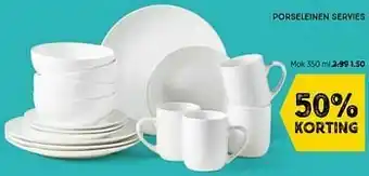Porseleinen servies mok