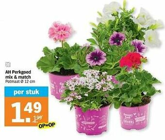 Albert Heijn Ah perkgoed mix + match aanbieding