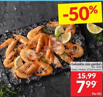 Intermarché Gekookte roze gamba's aanbieding