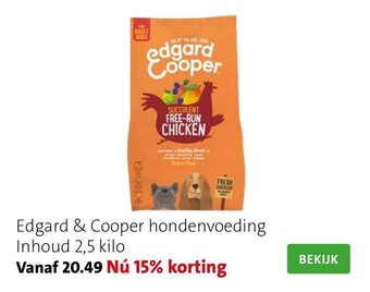 Intratuin Edgard & Cooper hondenvoeding aanbieding