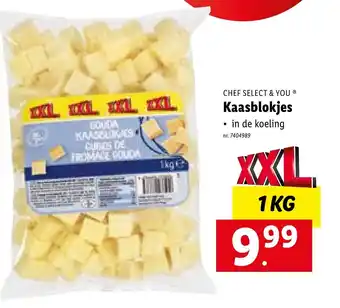 Lidl Chef Select & You Kaasblokjes aanbieding