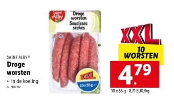 Saint Alby Droge worsten