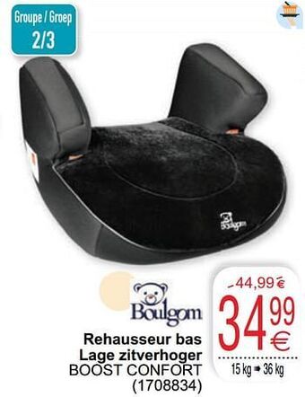 Lage verhoger boostconfort