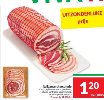 Intermarché Italiaanse charcuterie aanbieding