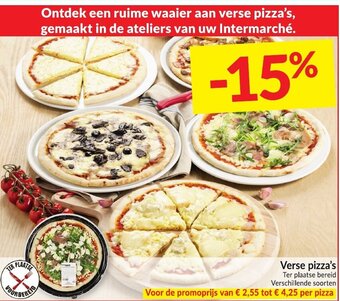 Intermarché Verse pizza's aanbieding