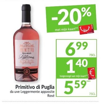 Intermarché Primitivo di Puglia aanbieding