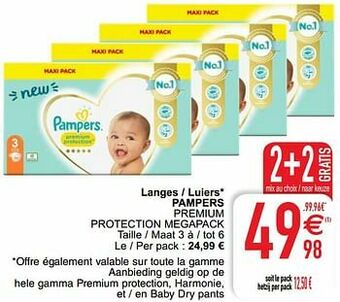 Cora Langes - luiers pampers aanbieding