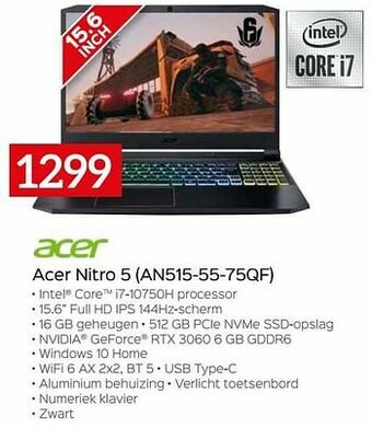 Acer nitro 5 an515-55-75qf